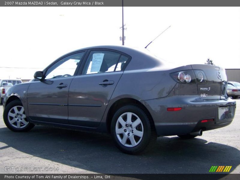 Galaxy Gray Mica / Black 2007 Mazda MAZDA3 i Sedan