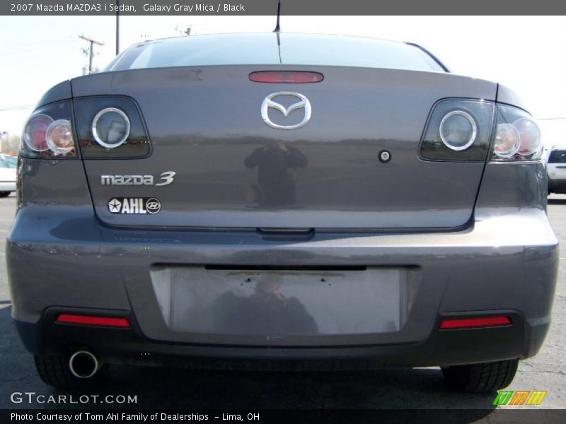 Galaxy Gray Mica / Black 2007 Mazda MAZDA3 i Sedan