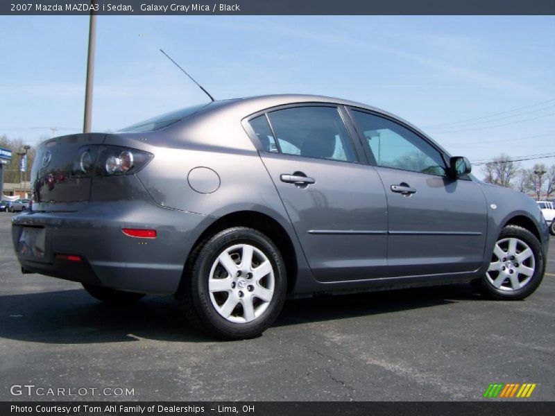 Galaxy Gray Mica / Black 2007 Mazda MAZDA3 i Sedan