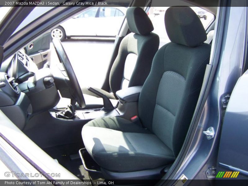 Galaxy Gray Mica / Black 2007 Mazda MAZDA3 i Sedan