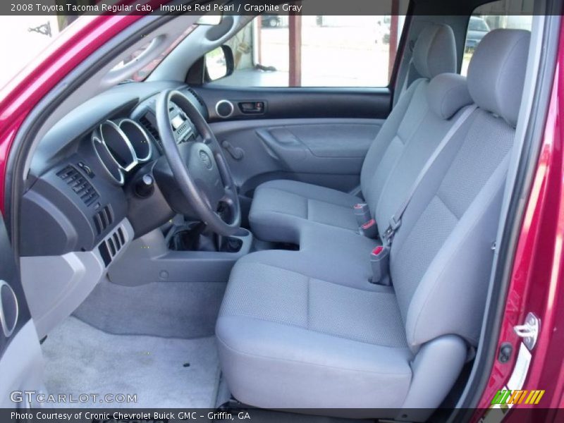 Impulse Red Pearl / Graphite Gray 2008 Toyota Tacoma Regular Cab