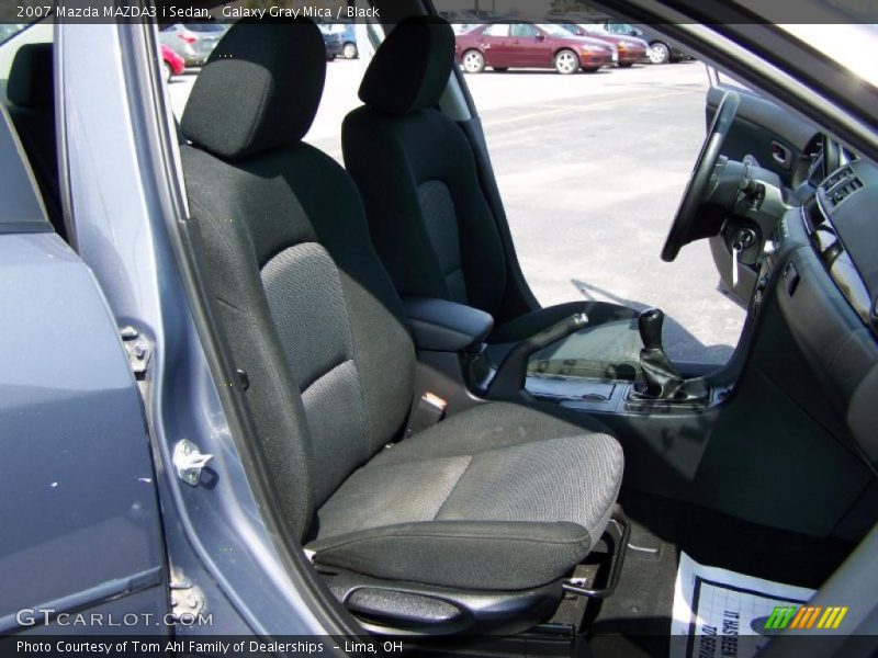 Galaxy Gray Mica / Black 2007 Mazda MAZDA3 i Sedan