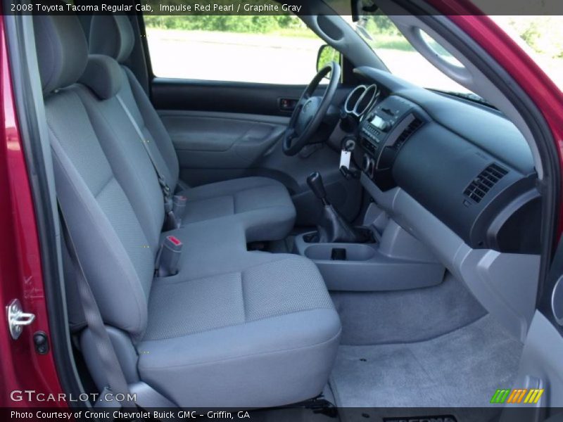 Impulse Red Pearl / Graphite Gray 2008 Toyota Tacoma Regular Cab