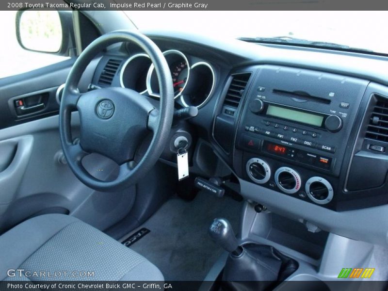 Impulse Red Pearl / Graphite Gray 2008 Toyota Tacoma Regular Cab