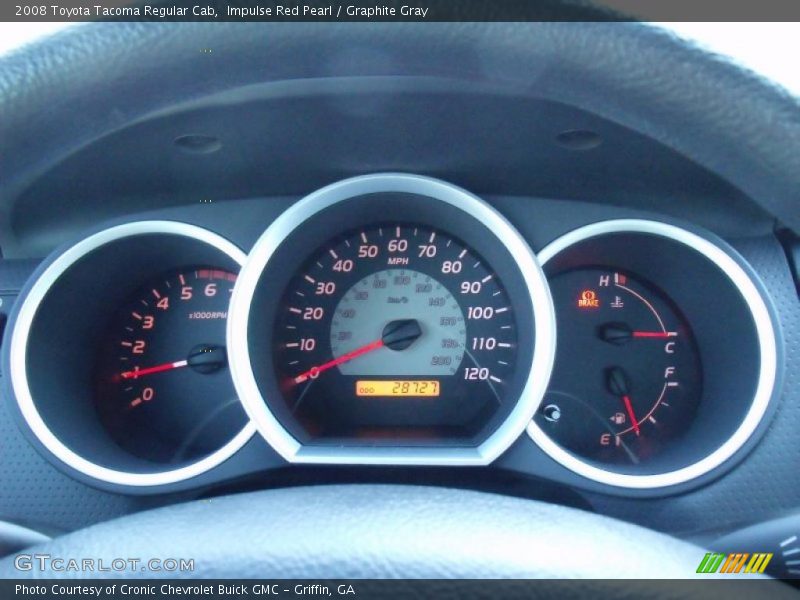 Impulse Red Pearl / Graphite Gray 2008 Toyota Tacoma Regular Cab
