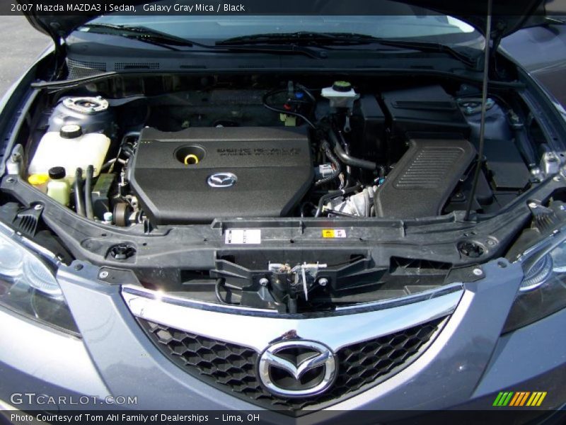 Galaxy Gray Mica / Black 2007 Mazda MAZDA3 i Sedan