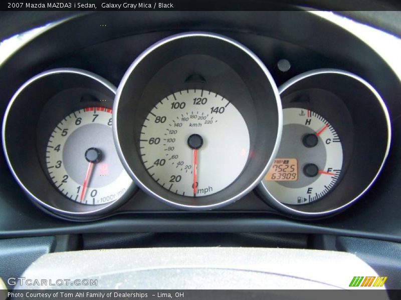 Galaxy Gray Mica / Black 2007 Mazda MAZDA3 i Sedan