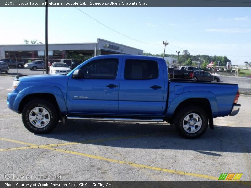 Speedway Blue / Graphite Gray 2005 Toyota Tacoma PreRunner Double Cab