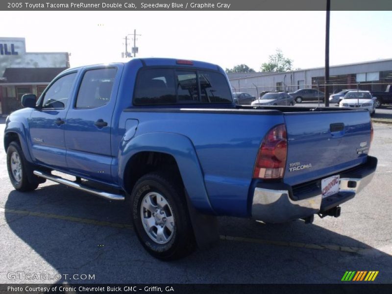 Speedway Blue / Graphite Gray 2005 Toyota Tacoma PreRunner Double Cab