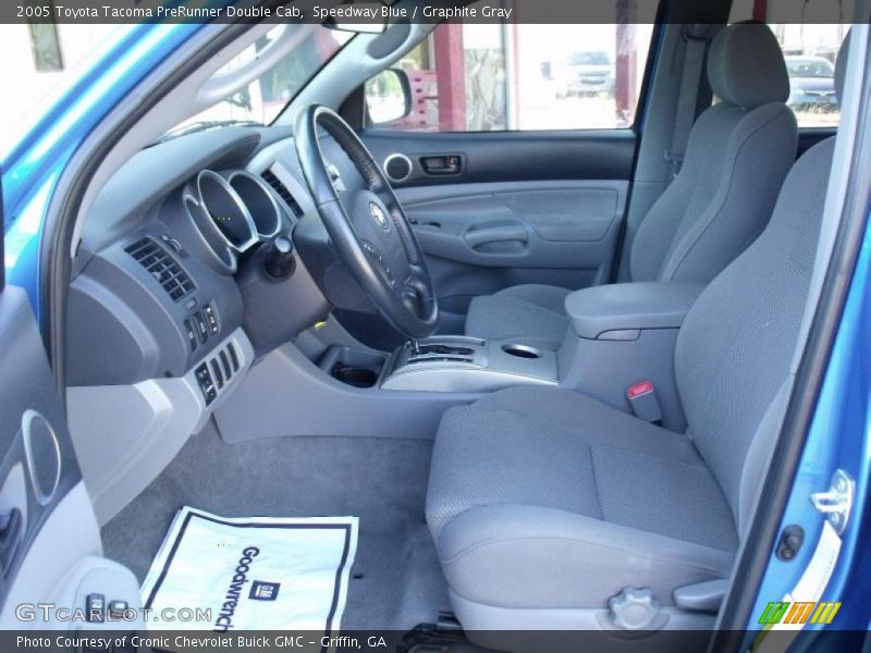 Speedway Blue / Graphite Gray 2005 Toyota Tacoma PreRunner Double Cab