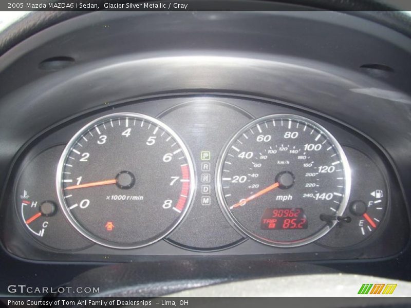 Glacier Silver Metallic / Gray 2005 Mazda MAZDA6 i Sedan