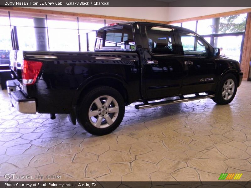 Galaxy Black / Charcoal 2008 Nissan Titan LE Crew Cab