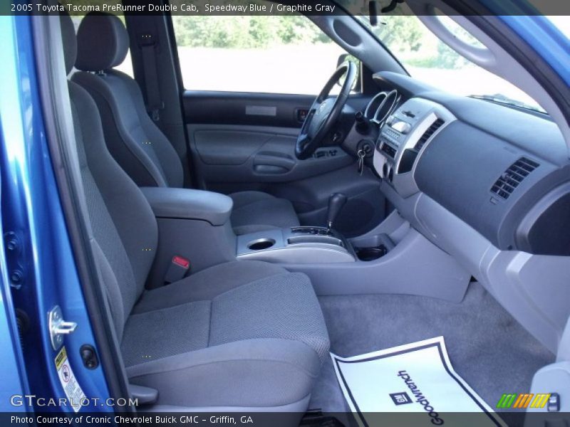 Speedway Blue / Graphite Gray 2005 Toyota Tacoma PreRunner Double Cab