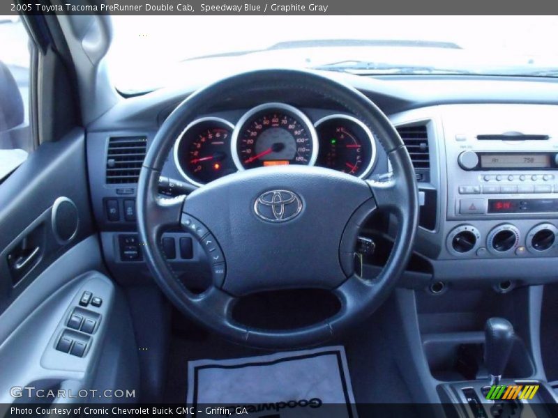 Speedway Blue / Graphite Gray 2005 Toyota Tacoma PreRunner Double Cab