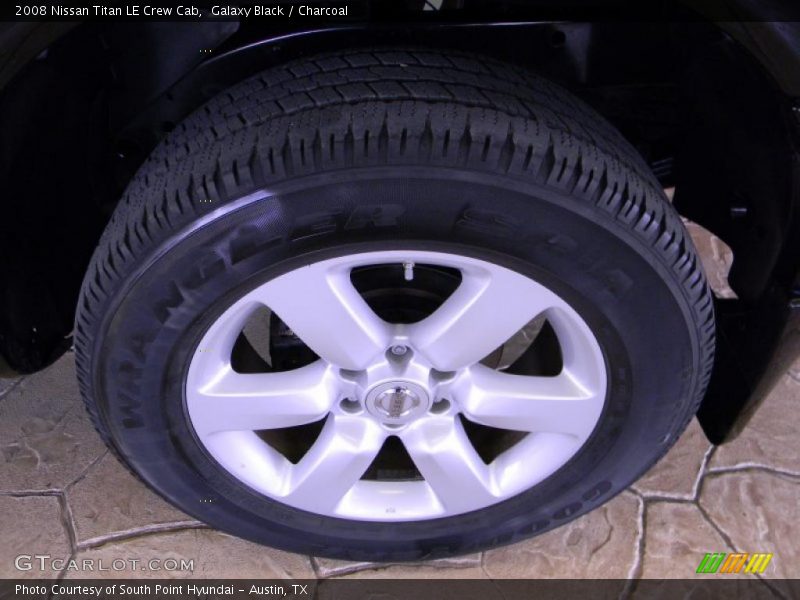 Galaxy Black / Charcoal 2008 Nissan Titan LE Crew Cab