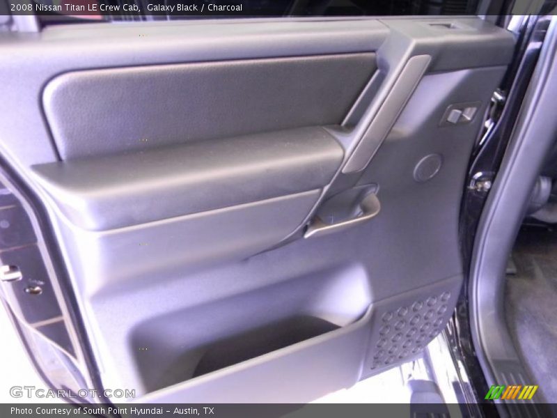 Galaxy Black / Charcoal 2008 Nissan Titan LE Crew Cab