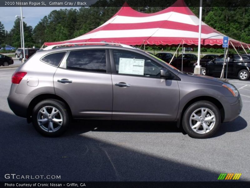 Gotham Gray / Black 2010 Nissan Rogue SL