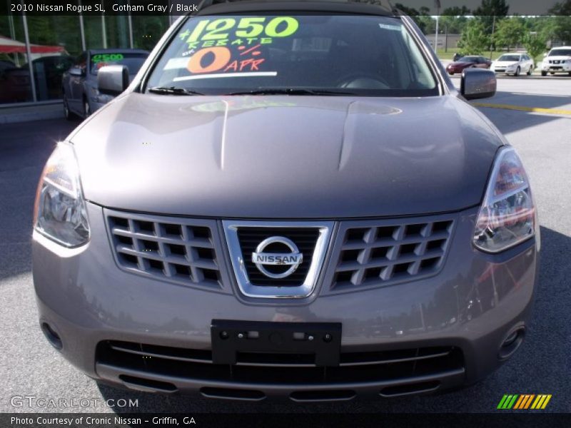 Gotham Gray / Black 2010 Nissan Rogue SL