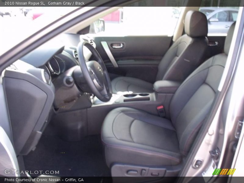 Gotham Gray / Black 2010 Nissan Rogue SL