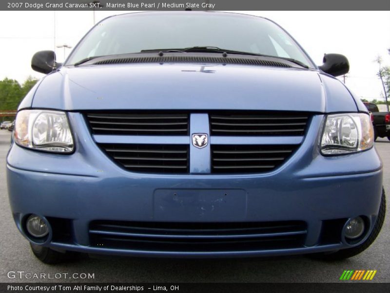 Marine Blue Pearl / Medium Slate Gray 2007 Dodge Grand Caravan SXT