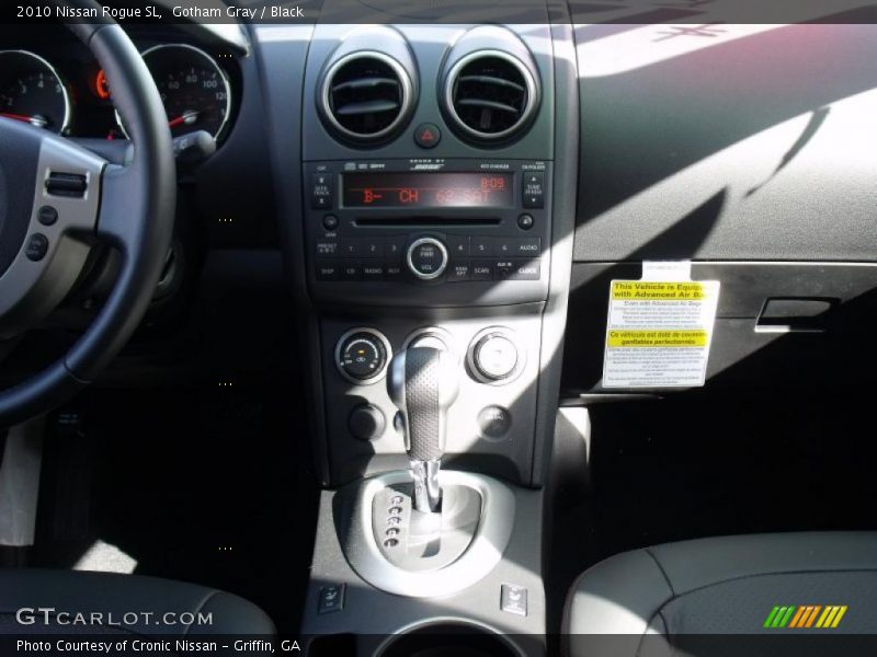 Gotham Gray / Black 2010 Nissan Rogue SL