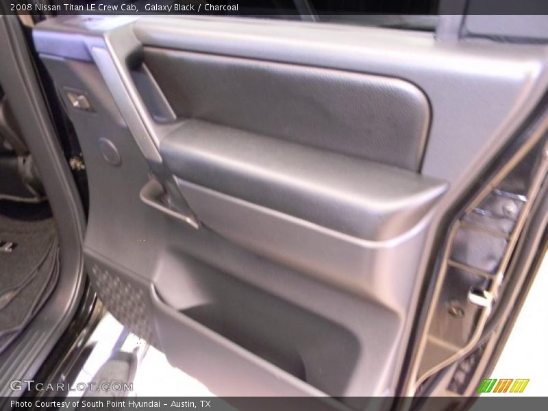 Galaxy Black / Charcoal 2008 Nissan Titan LE Crew Cab