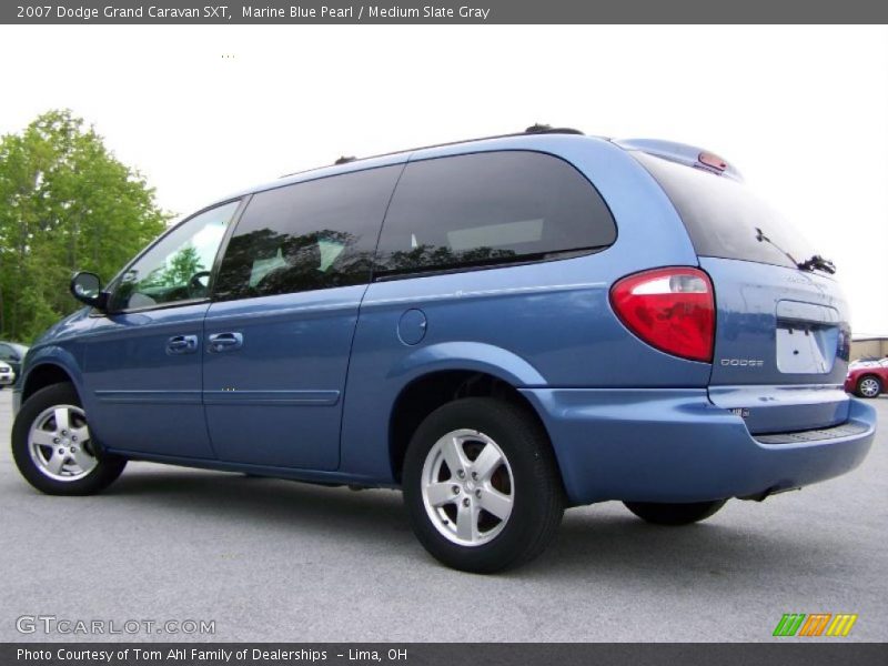 Marine Blue Pearl / Medium Slate Gray 2007 Dodge Grand Caravan SXT