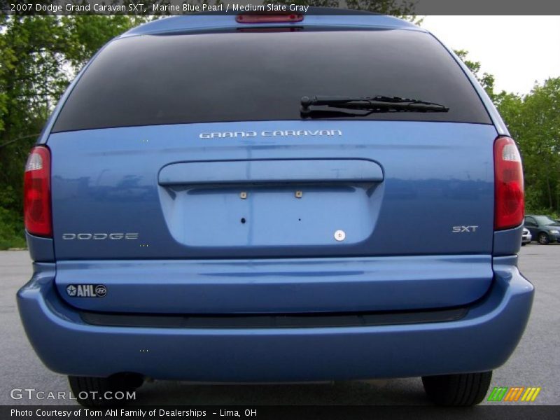 Marine Blue Pearl / Medium Slate Gray 2007 Dodge Grand Caravan SXT