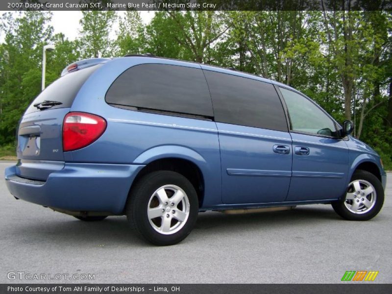 Marine Blue Pearl / Medium Slate Gray 2007 Dodge Grand Caravan SXT