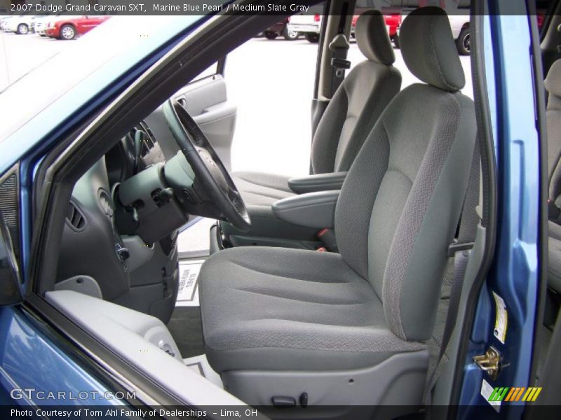 Marine Blue Pearl / Medium Slate Gray 2007 Dodge Grand Caravan SXT