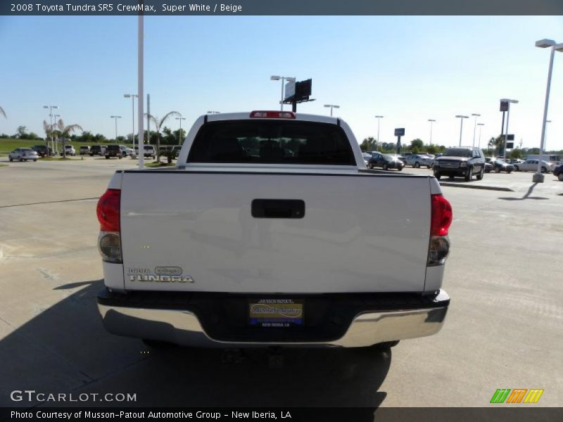 Super White / Beige 2008 Toyota Tundra SR5 CrewMax