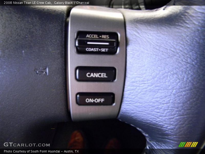 Galaxy Black / Charcoal 2008 Nissan Titan LE Crew Cab