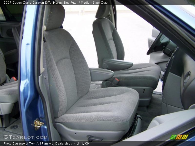 Marine Blue Pearl / Medium Slate Gray 2007 Dodge Grand Caravan SXT