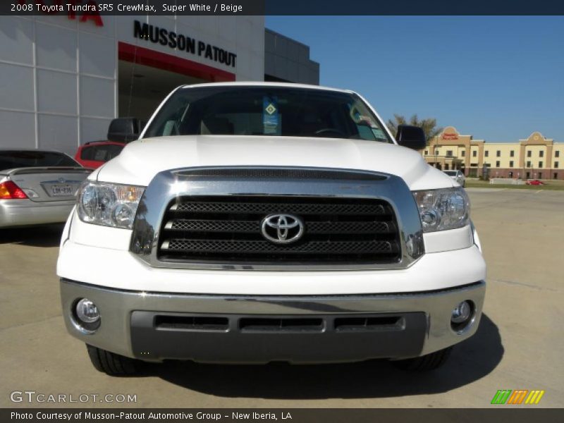 Super White / Beige 2008 Toyota Tundra SR5 CrewMax