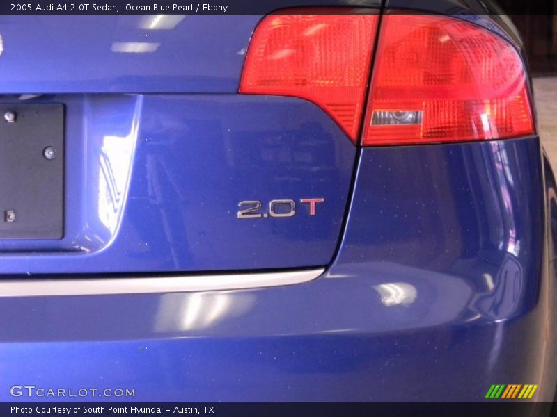 Ocean Blue Pearl / Ebony 2005 Audi A4 2.0T Sedan