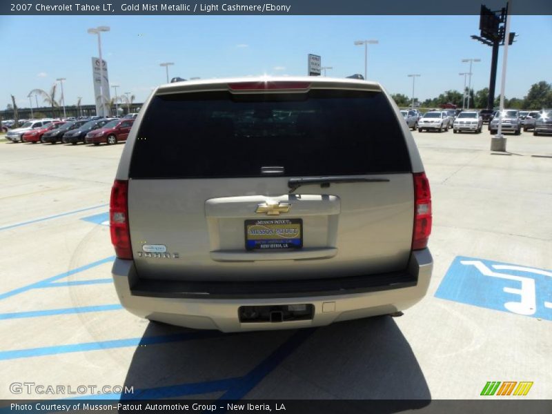 Gold Mist Metallic / Light Cashmere/Ebony 2007 Chevrolet Tahoe LT
