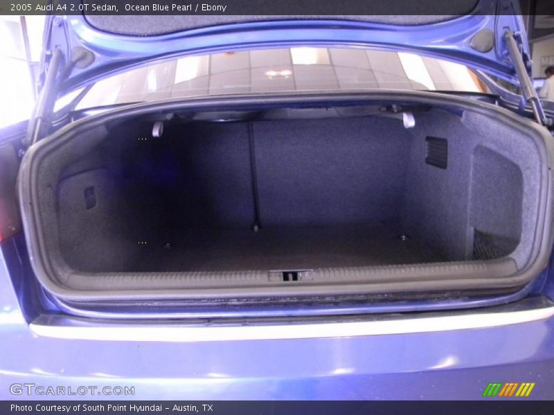 Ocean Blue Pearl / Ebony 2005 Audi A4 2.0T Sedan
