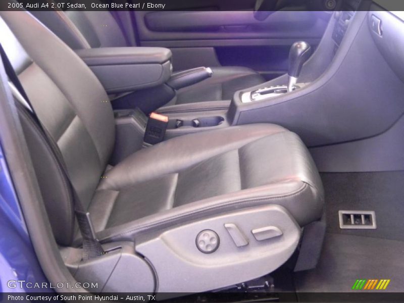 Ocean Blue Pearl / Ebony 2005 Audi A4 2.0T Sedan