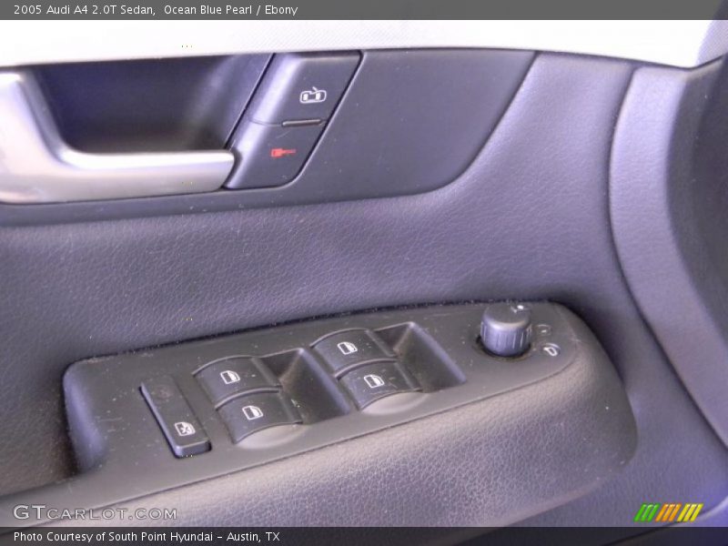 Ocean Blue Pearl / Ebony 2005 Audi A4 2.0T Sedan