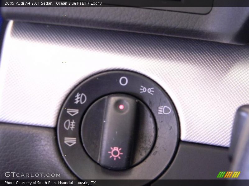 Ocean Blue Pearl / Ebony 2005 Audi A4 2.0T Sedan