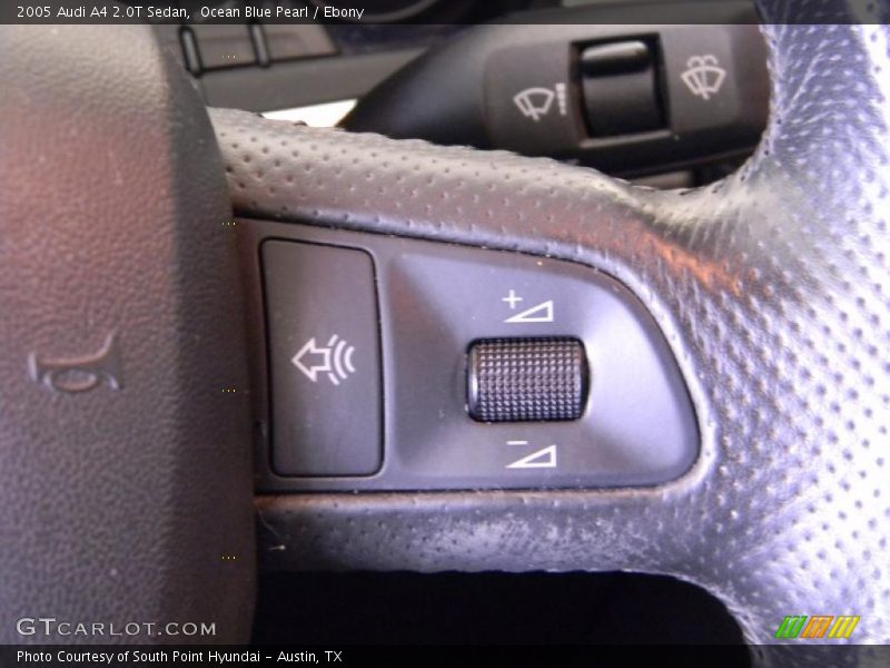 Ocean Blue Pearl / Ebony 2005 Audi A4 2.0T Sedan