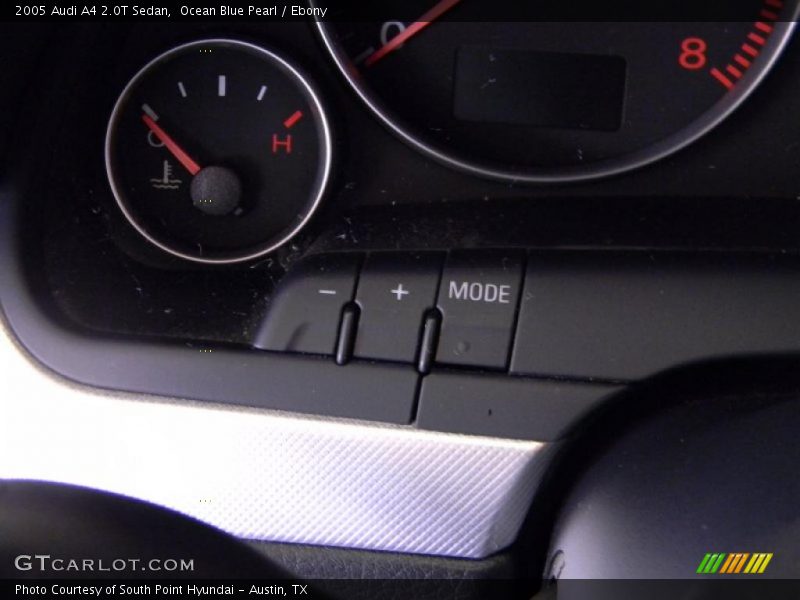 Ocean Blue Pearl / Ebony 2005 Audi A4 2.0T Sedan