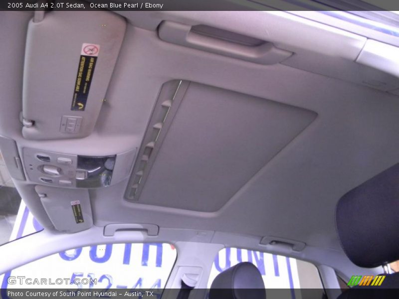 Ocean Blue Pearl / Ebony 2005 Audi A4 2.0T Sedan