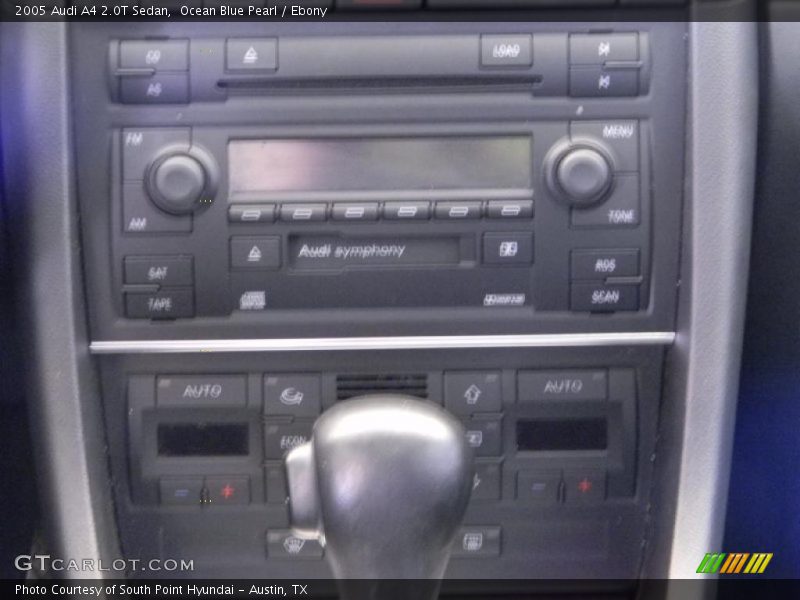 Ocean Blue Pearl / Ebony 2005 Audi A4 2.0T Sedan
