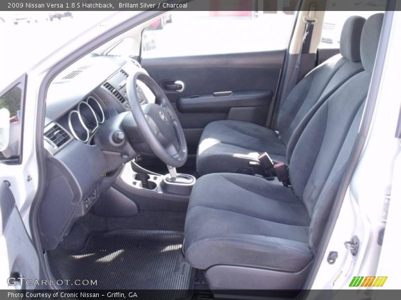 Brillant Silver / Charcoal 2009 Nissan Versa 1.8 S Hatchback