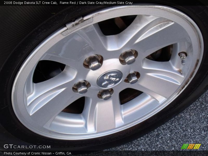 Flame Red / Dark Slate Gray/Medium Slate Gray 2008 Dodge Dakota SLT Crew Cab