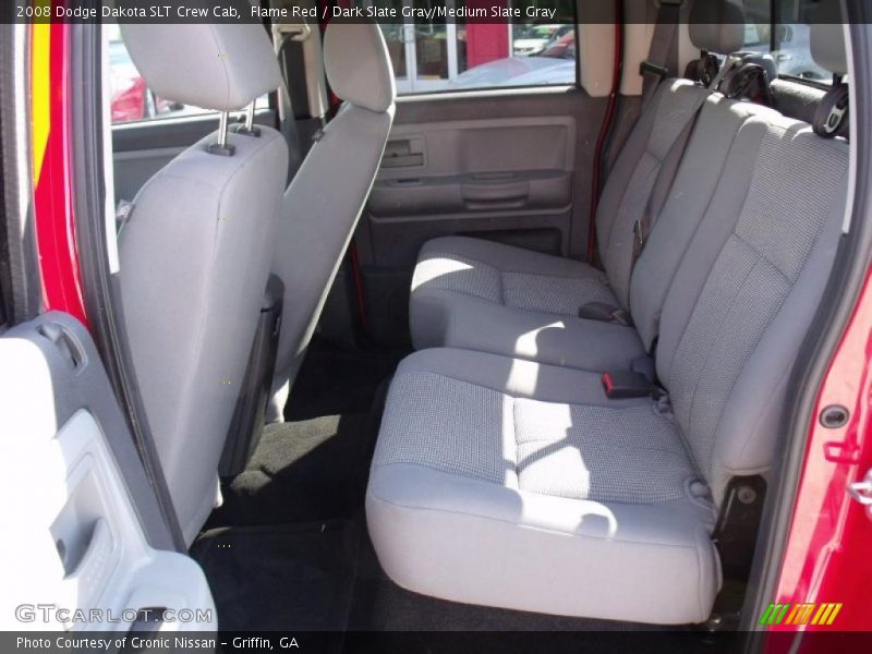 Flame Red / Dark Slate Gray/Medium Slate Gray 2008 Dodge Dakota SLT Crew Cab