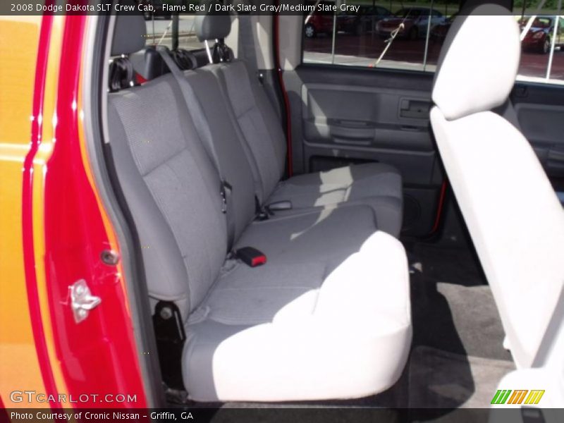 Flame Red / Dark Slate Gray/Medium Slate Gray 2008 Dodge Dakota SLT Crew Cab