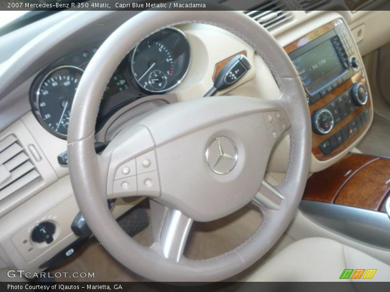 Capri Blue Metallic / Macadamia 2007 Mercedes-Benz R 350 4Matic