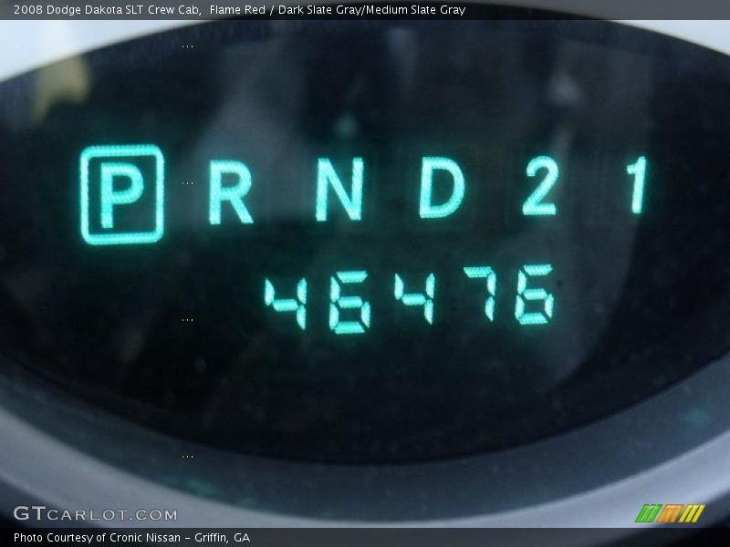 Flame Red / Dark Slate Gray/Medium Slate Gray 2008 Dodge Dakota SLT Crew Cab